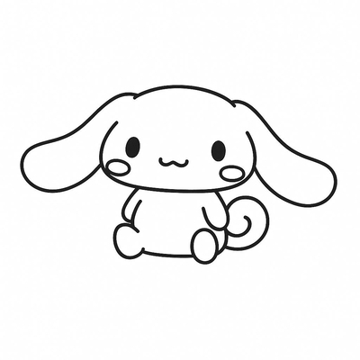 Cinnamoroll Coloring Pages for Kids – Free Printable PDF