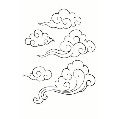 Cloud Coloring Pages for Kids – Beautiful Cloud Coloring Pictures