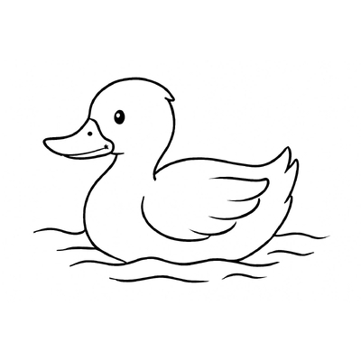 Duck Coloring Pages for Kids – Free PDF Download