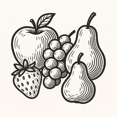 Fruit Coloring Pages for Kids – Easy-to-Download Coloring Sheets