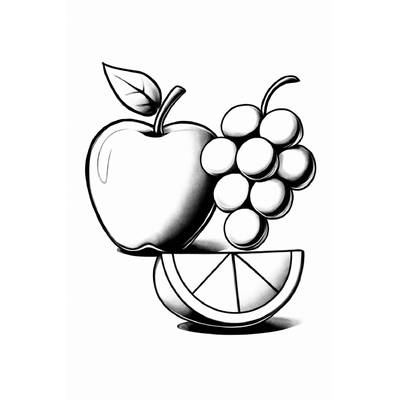 Fruit Coloring Pages for Kids – Fun and Playful Fruit Pictures