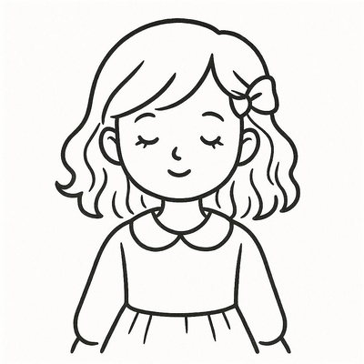 Girl Coloring Pages for Kids – Beautiful Girl Coloring Pictures