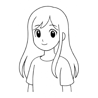 Girl Coloring Pages for Kids – Beautiful Girl Coloring Pictures