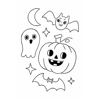 Halloween Coloring Pages for Kids – Beautiful and Fun Halloween Pictures