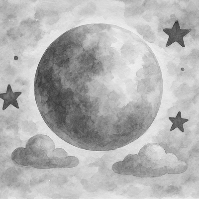 Moon Coloring Pages for Kids – Easy-to-Download Coloring Sheets