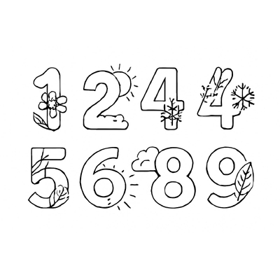 Number Coloring Pages for Kids – Fun and Interactive PDF