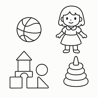 Preschool Coloring Pages for Kids – Free PDF Download