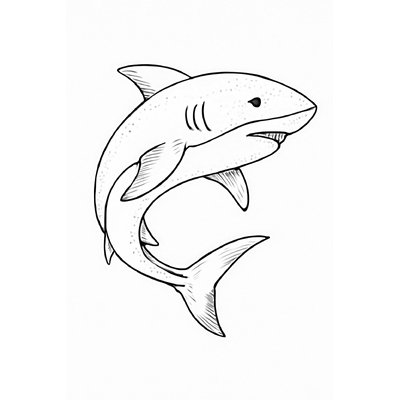 Shark Coloring Pages for Kids – Free Printable Shark Coloring PDF