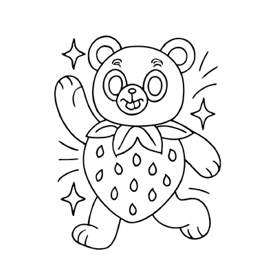 Teddy Bear Coloring Pages for Kids – Cute and Adorable Bear Pictures