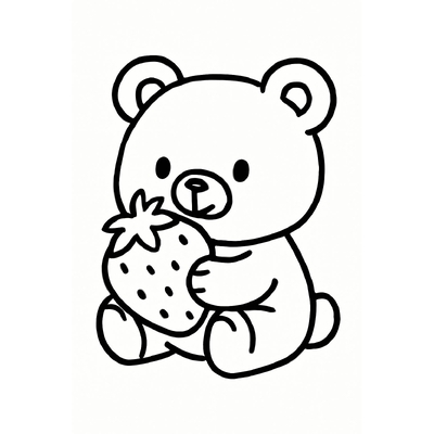 Teddy Bear Coloring Pages for Kids – Cute and Adorable Bear Pictures