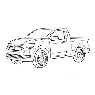 Truck Coloring Pages for Kids – Truck Coloring Sheets PDF