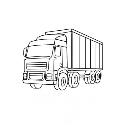 Truck Coloring Pages for Kids – Truck Coloring Sheets PDF