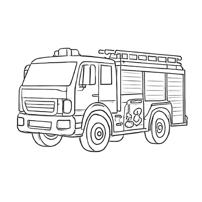 Truck Coloring Pages for Kids – Truck Coloring Sheets PDF