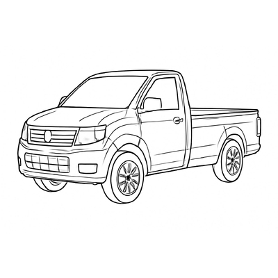 Truck Coloring Pages for Kids – Truck Coloring Sheets PDF