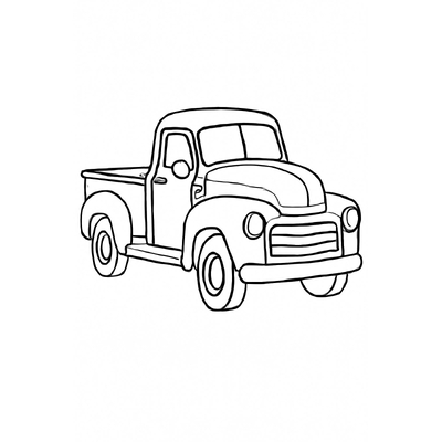 Truck Coloring Pages for Kids – Truck Coloring Sheets PDF
