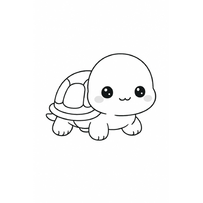 Turtle Coloring Pages for Kids – Free Printable Turtle Coloring PDF