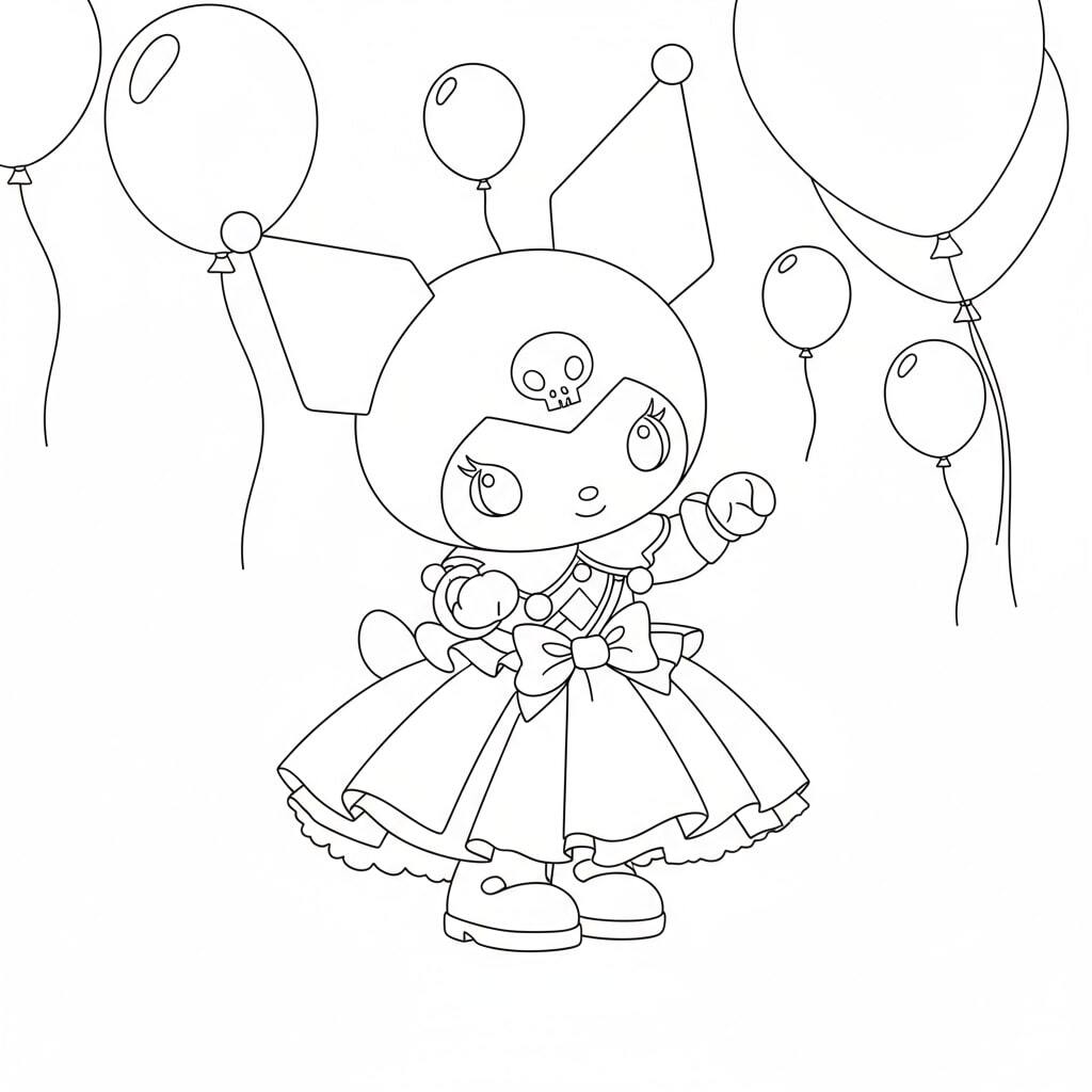 Kuromi Performs on Stage