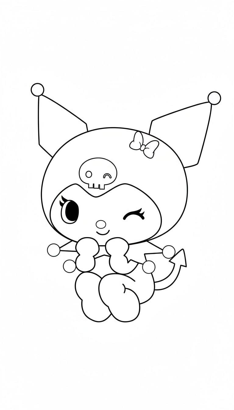 Kuromi Winks Cutely