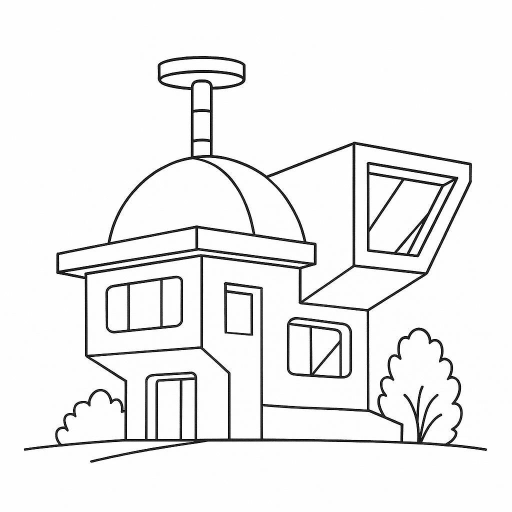 Beautiful House Coloring Pages for Kids 2026