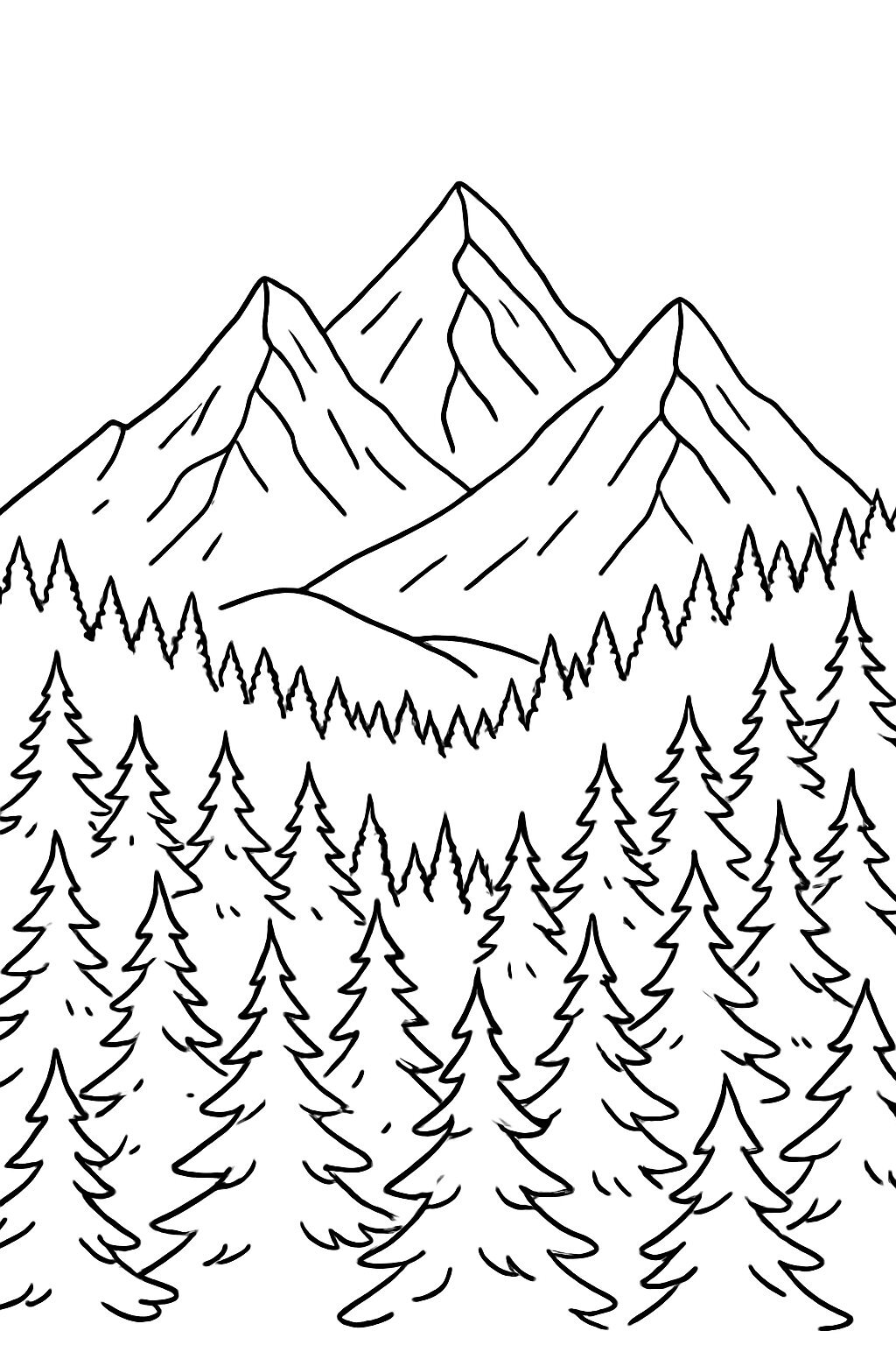 Mountain Forest Landscape