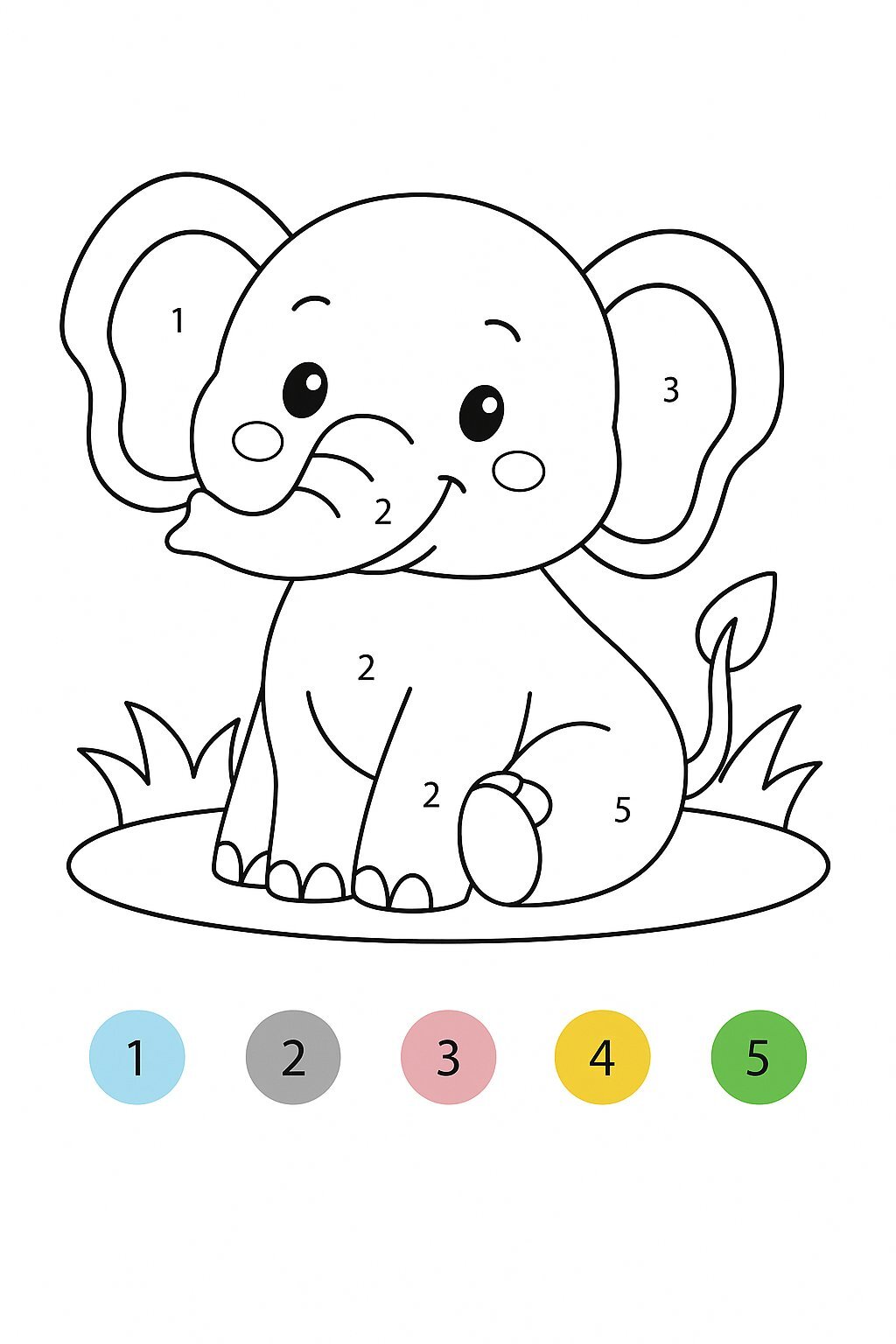 Color by Numbers for Kids – Helping Children Learn Numbers Easily 19