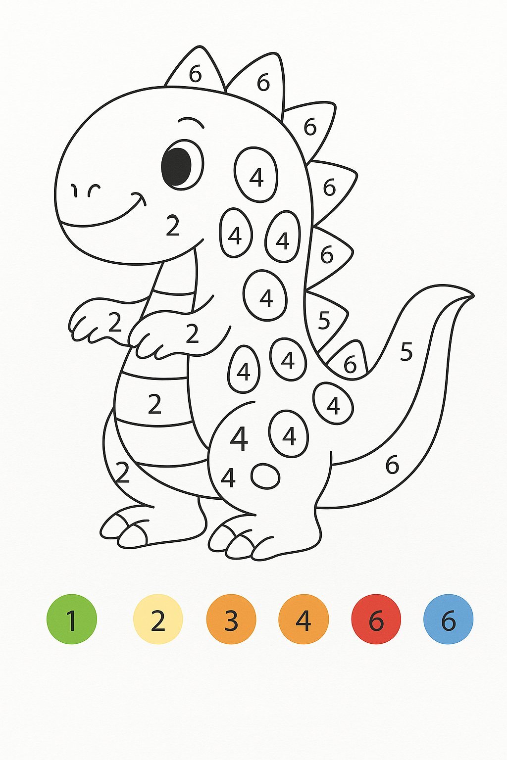 Color by Numbers for Kids – Helping Children Learn Numbers Easily 19