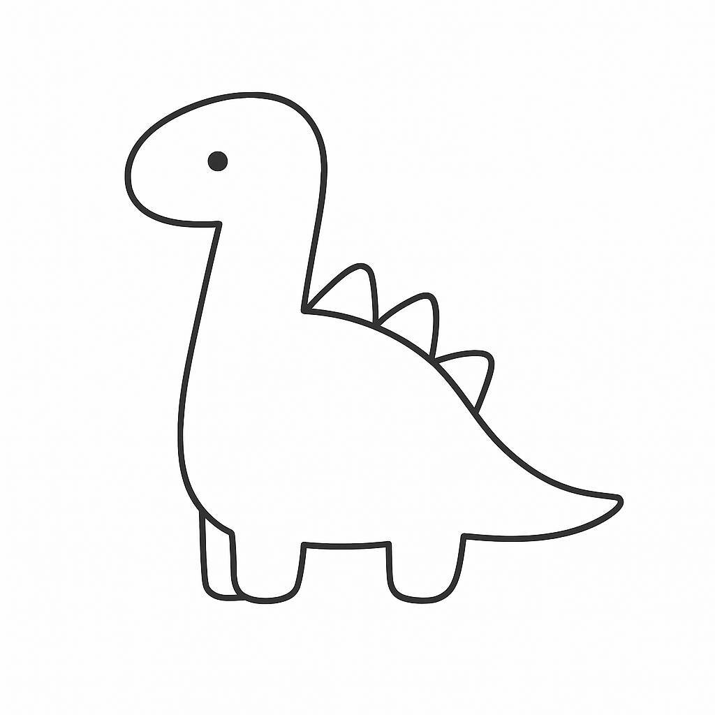 Minimalist Dinosaur