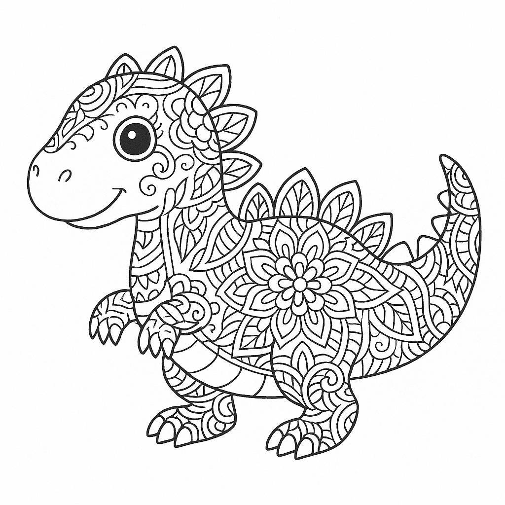 Patterned Dinosaur