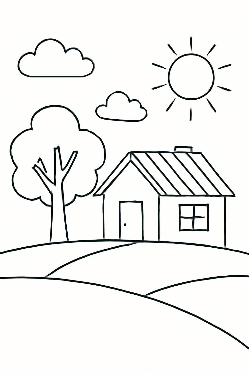 Kids' Scenery Coloring