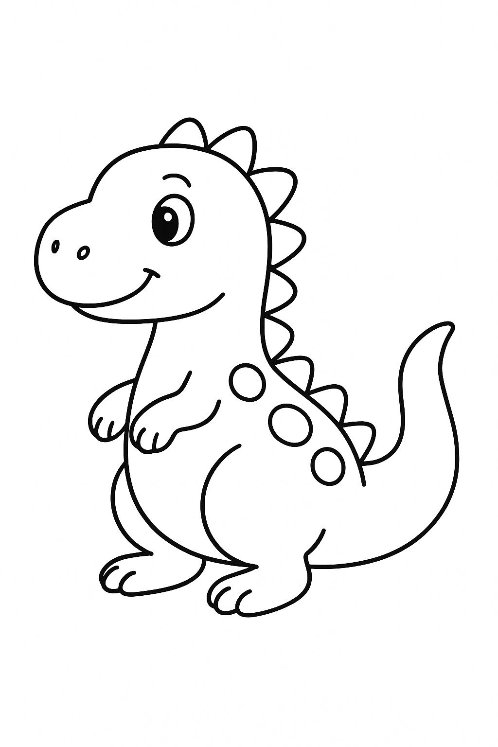 Kids’ Dinosaur Coloring Practice
