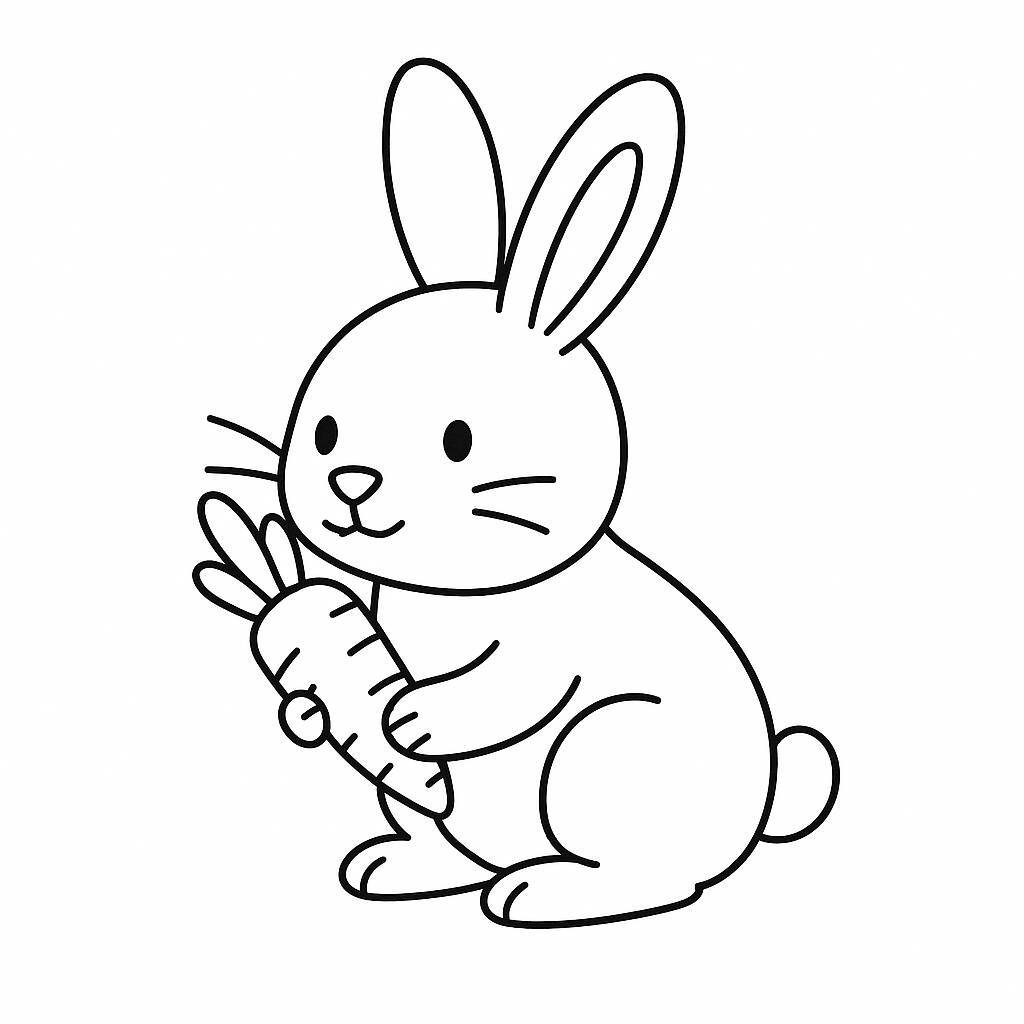 Carrot-Eating Bunny
