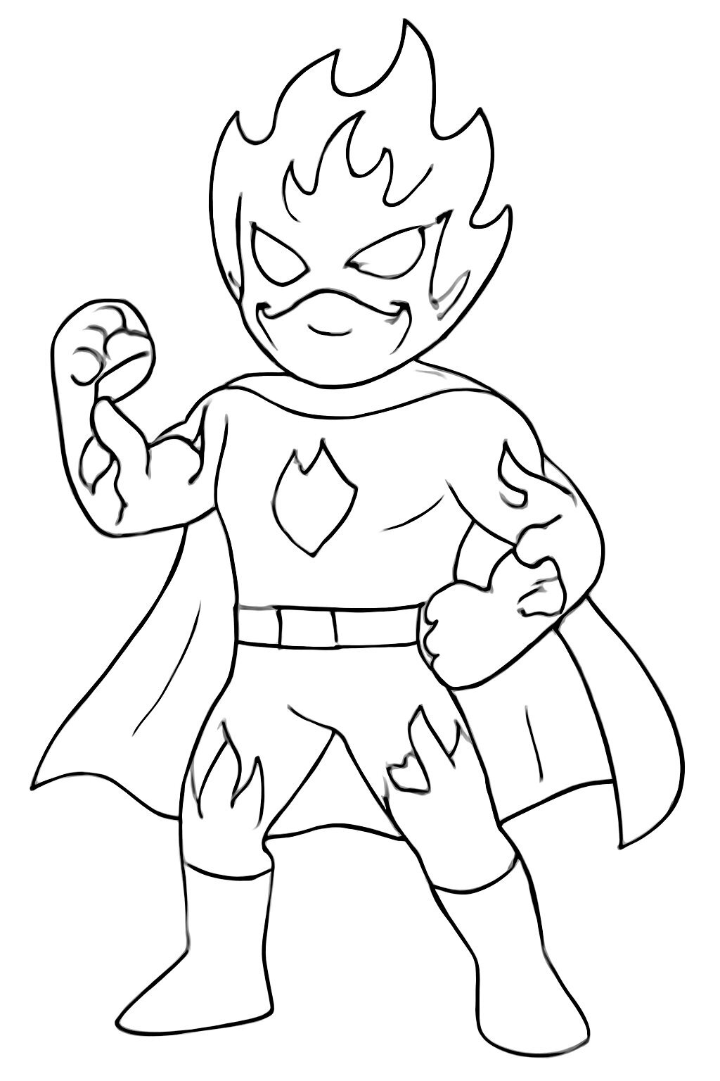 Fire Superhero