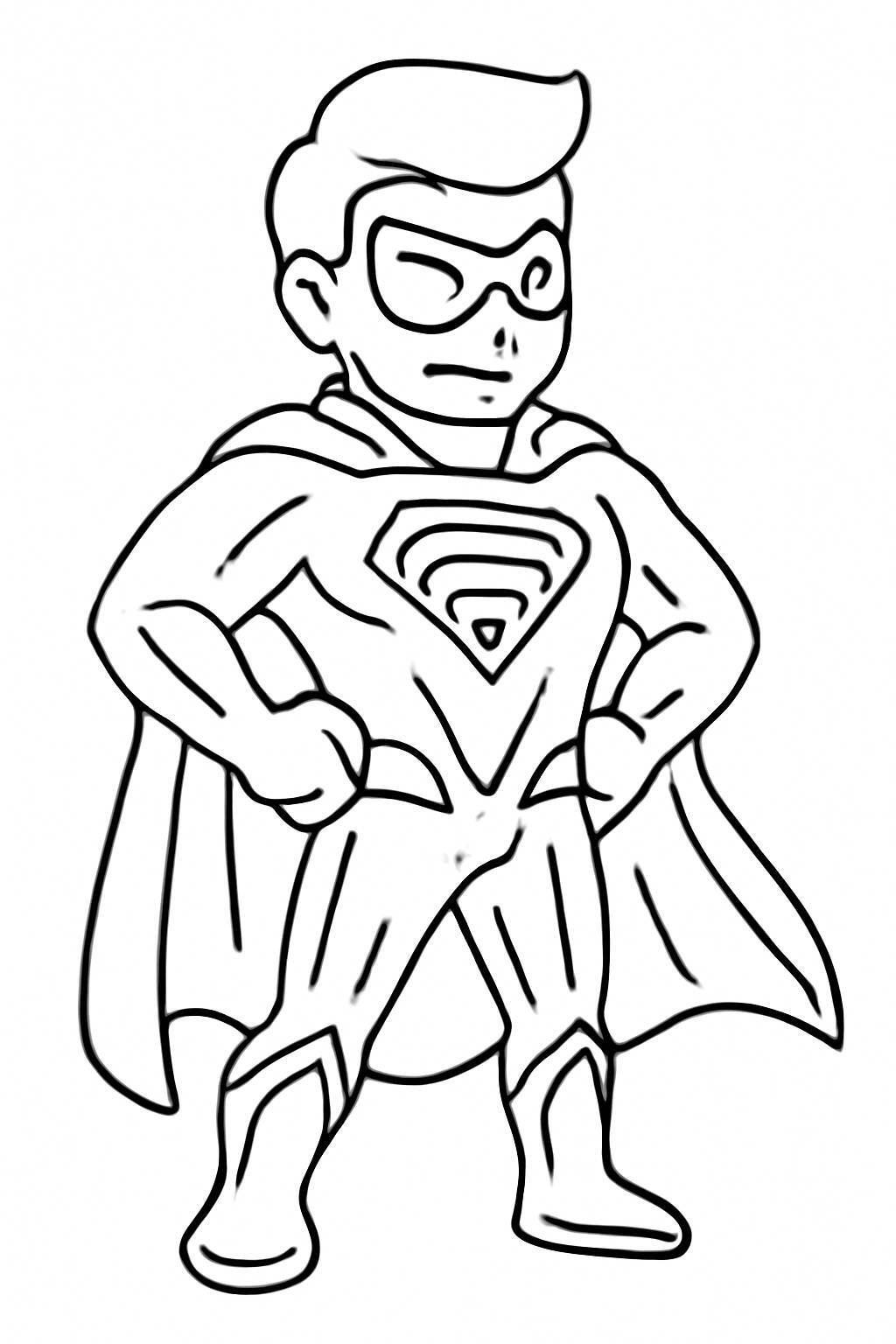 Neon Superhero