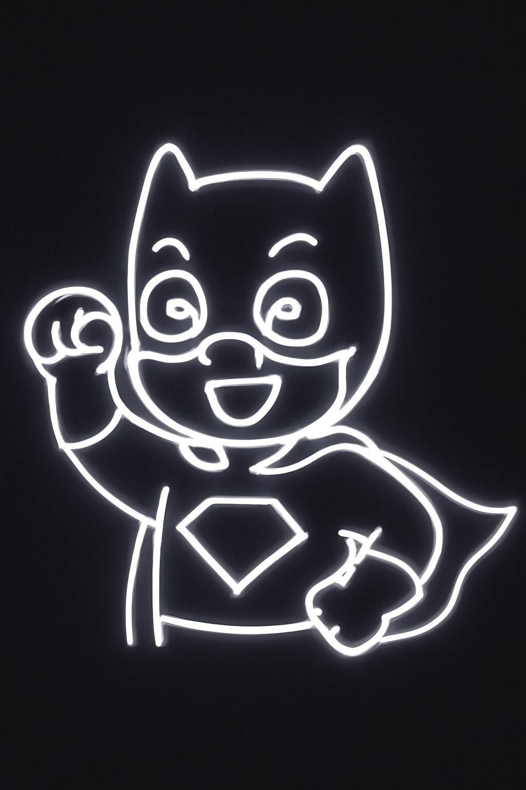 Neon Superhero