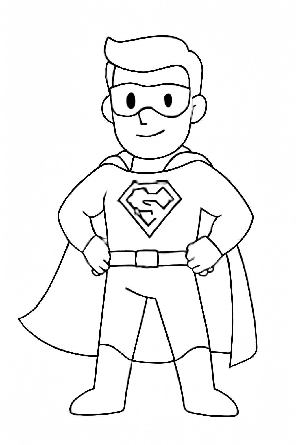 Minimalist Superhero