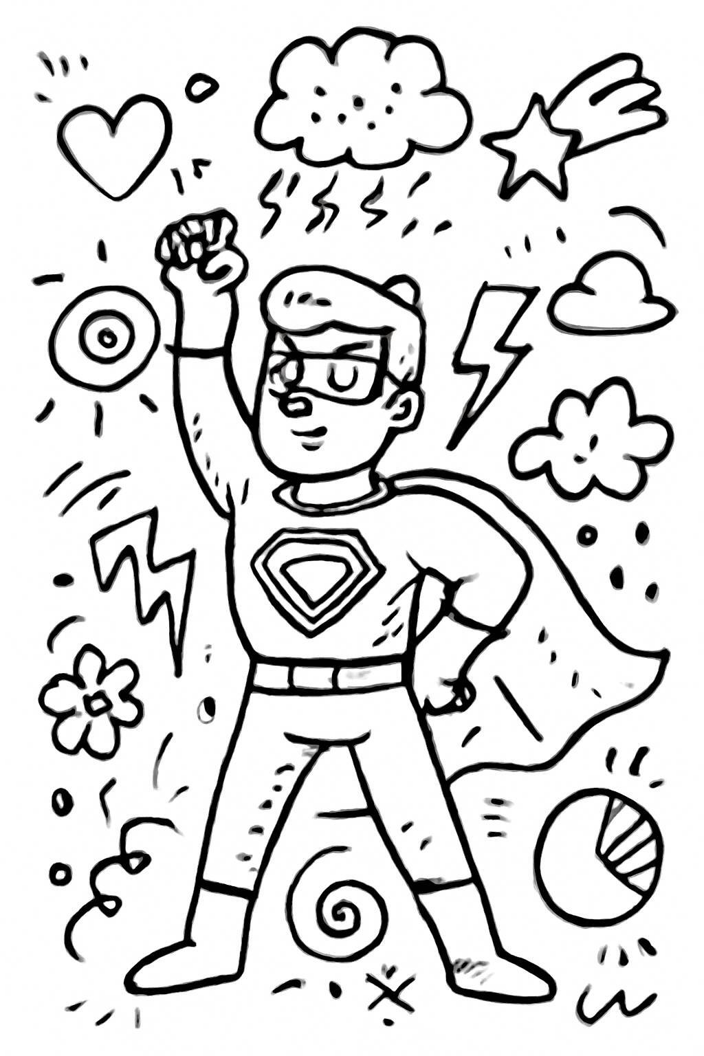 Doodle Superhero