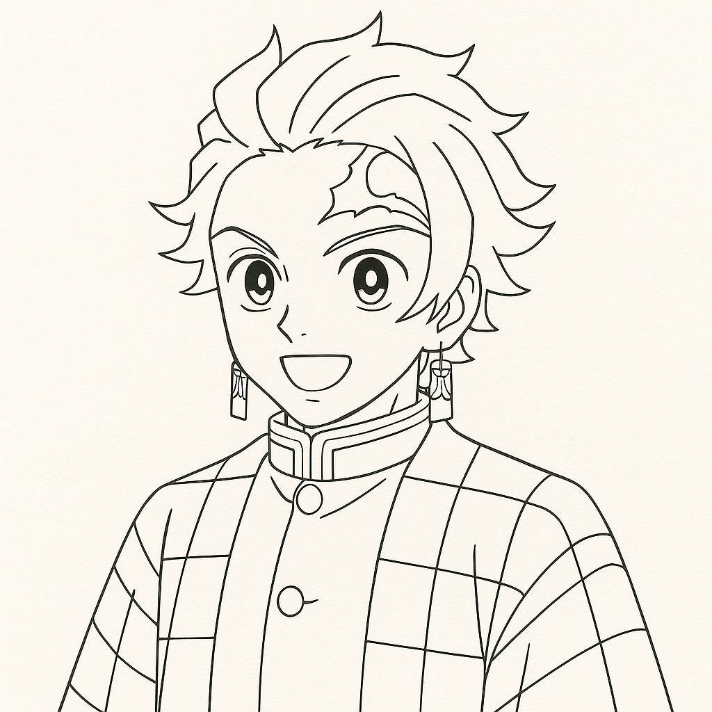 Simple Line Art Style