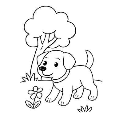 Adorable Dog Coloring Pages 2026 Kids Will Love