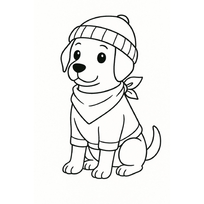 Adorable Dog Coloring Pages 2026 Kids Will Love
