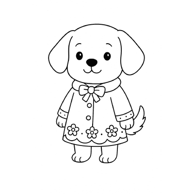 Adorable Dog Coloring Pages 2026 Kids Will Love