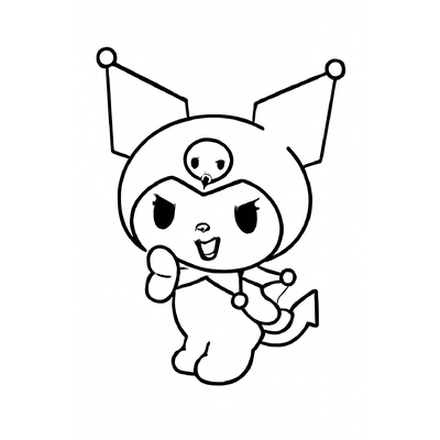 Adorable Kuromi Coloring Pages for Girls 2026