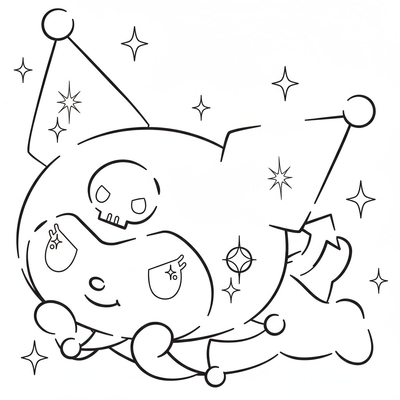 Adorable Kuromi Coloring Pages for Girls 2026