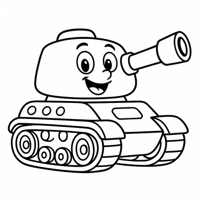 Adorable Tank Coloring Pages 2026 Kids Will Love