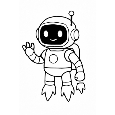 Awesome Robot Coloring Pages – Fun and Diverse Designs Kids Will Love