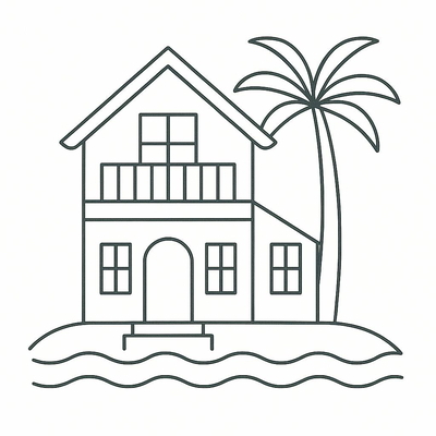Beautiful House Coloring Pages for Kids 2026