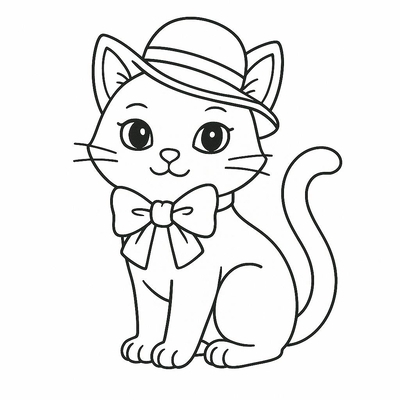 Collection of  Super Cute Cat Coloring Pages in Various Styles 2026 – With PDF