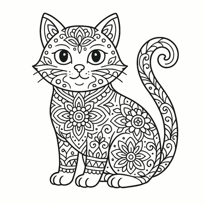 Collection of  Super Cute Cat Coloring Pages in Various Styles 2026 – With PDF