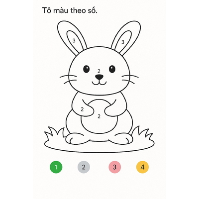 Color by Numbers for Kids – Helping Children Learn Numbers Easily