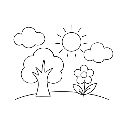 Coloring Pages for 2-Year-Olds – Simple and Cute Printable Sheets