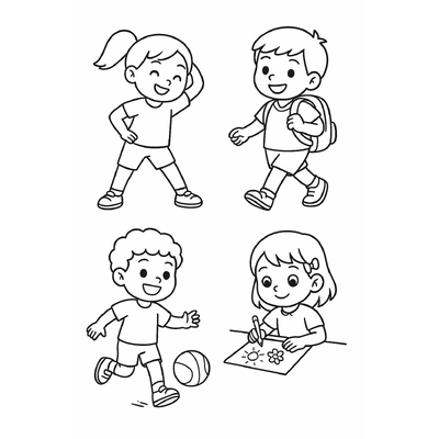 Coloring Pages for Kids Ages 4–5 2026 – Boost Brain Development (PDF)
